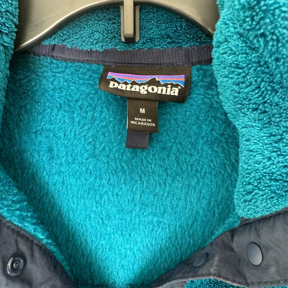 Patagonia Women’s Re-Tool Snap-T Pullover Underwater Blue Crater Blue X-Dye - Picture 3 of 3